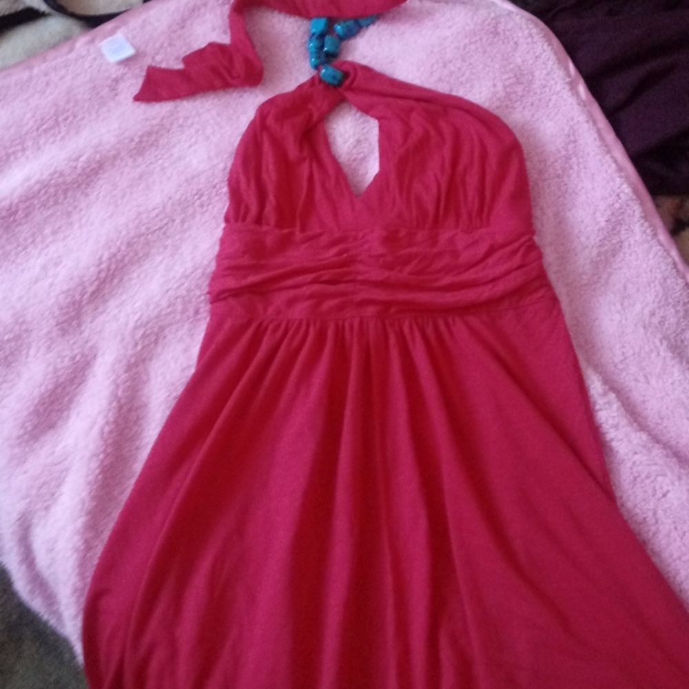 Red dress